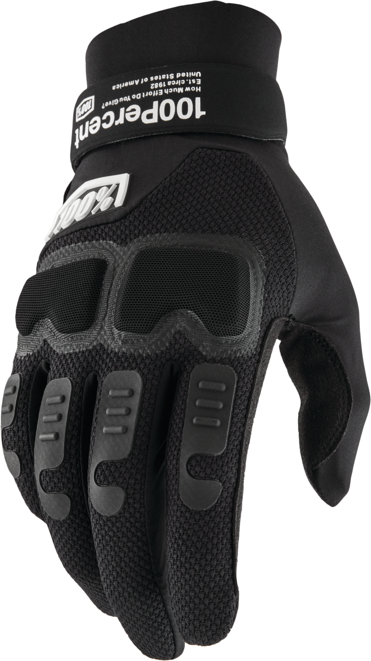 100% Langdale Gloves - Black