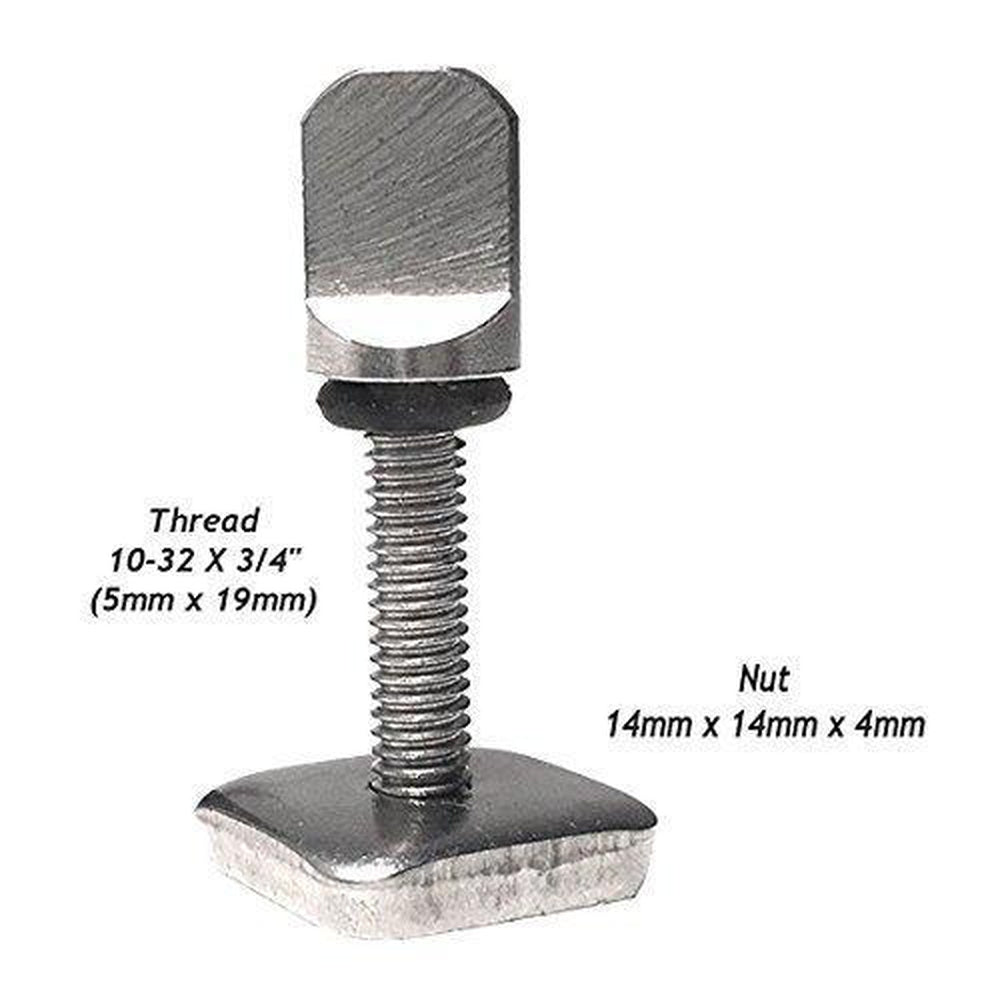 Surfboard Fins Thumb Screw and Plate for Longboard Center - DORSAL®