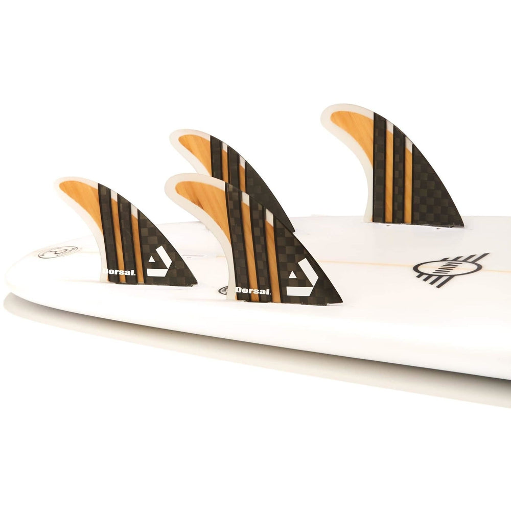 DORSAL Surfboard Fins Quad 4 Set FCS Compatible DORSAL®