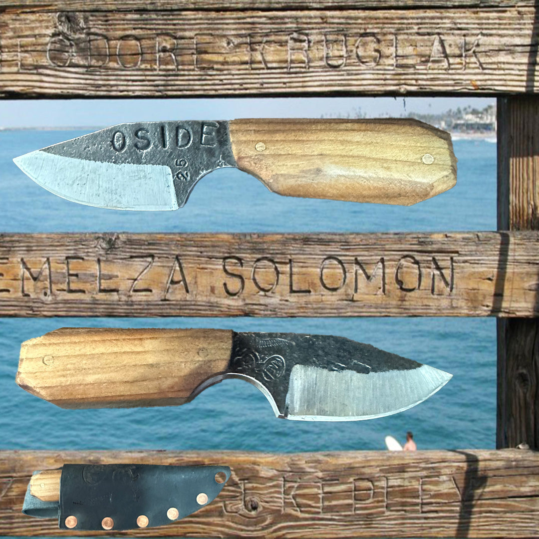 Pier Wood custom Knife by Mae Knives 2.5 " blade #25 RealSurfShop