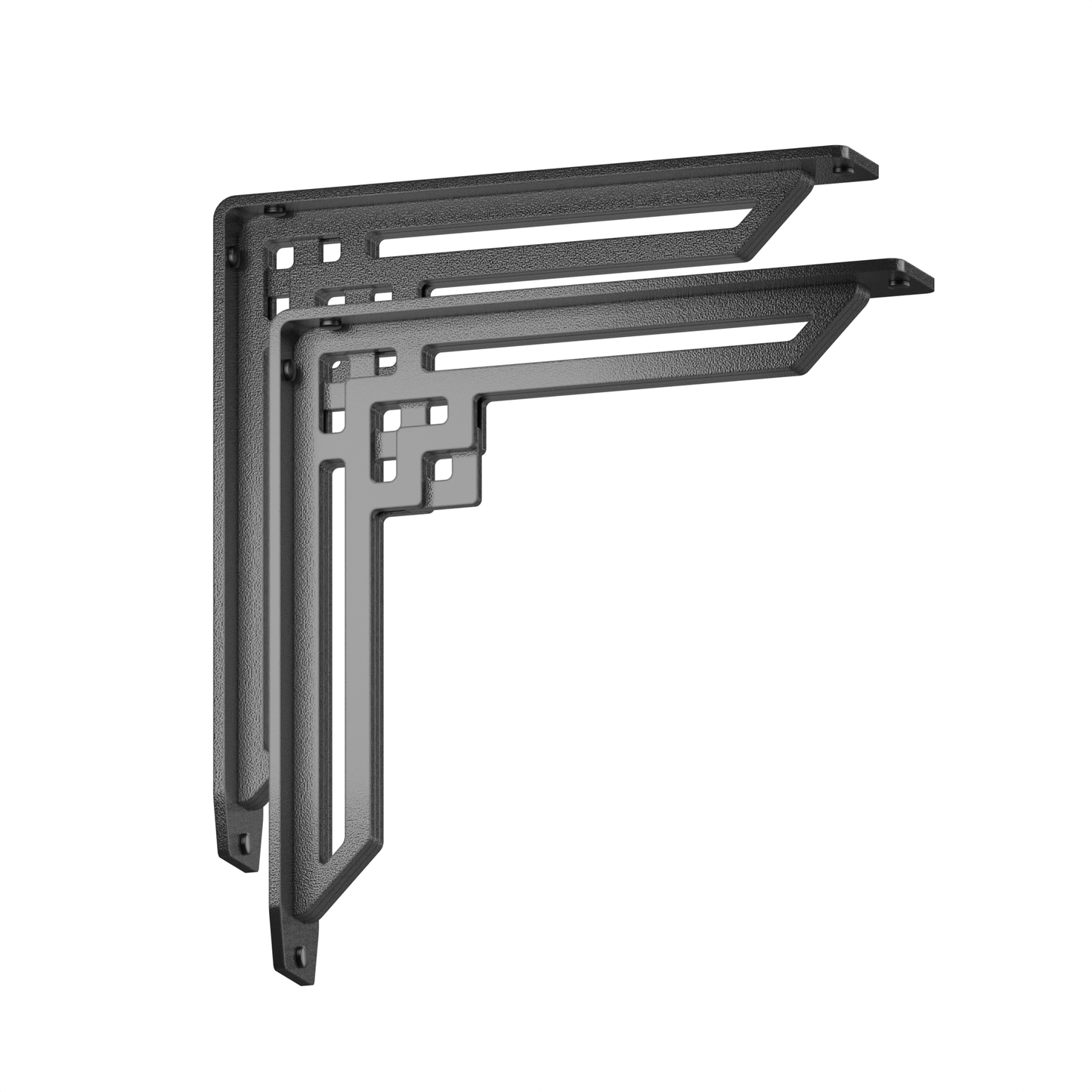 Rockville Heavy Duty Steel Brackets for Shelving