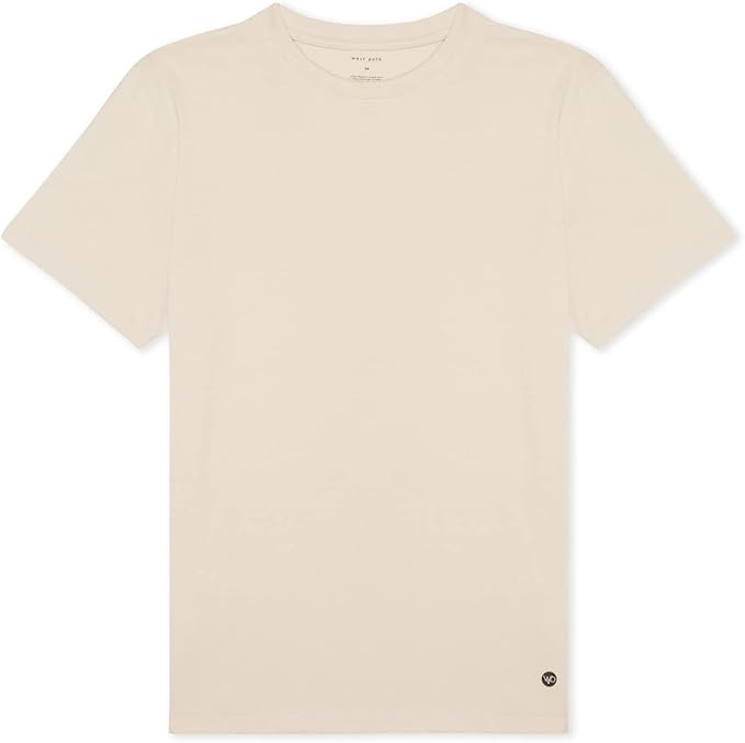 Men's Organic Crew Neck Tee Shirt - Neutral 6 Pack