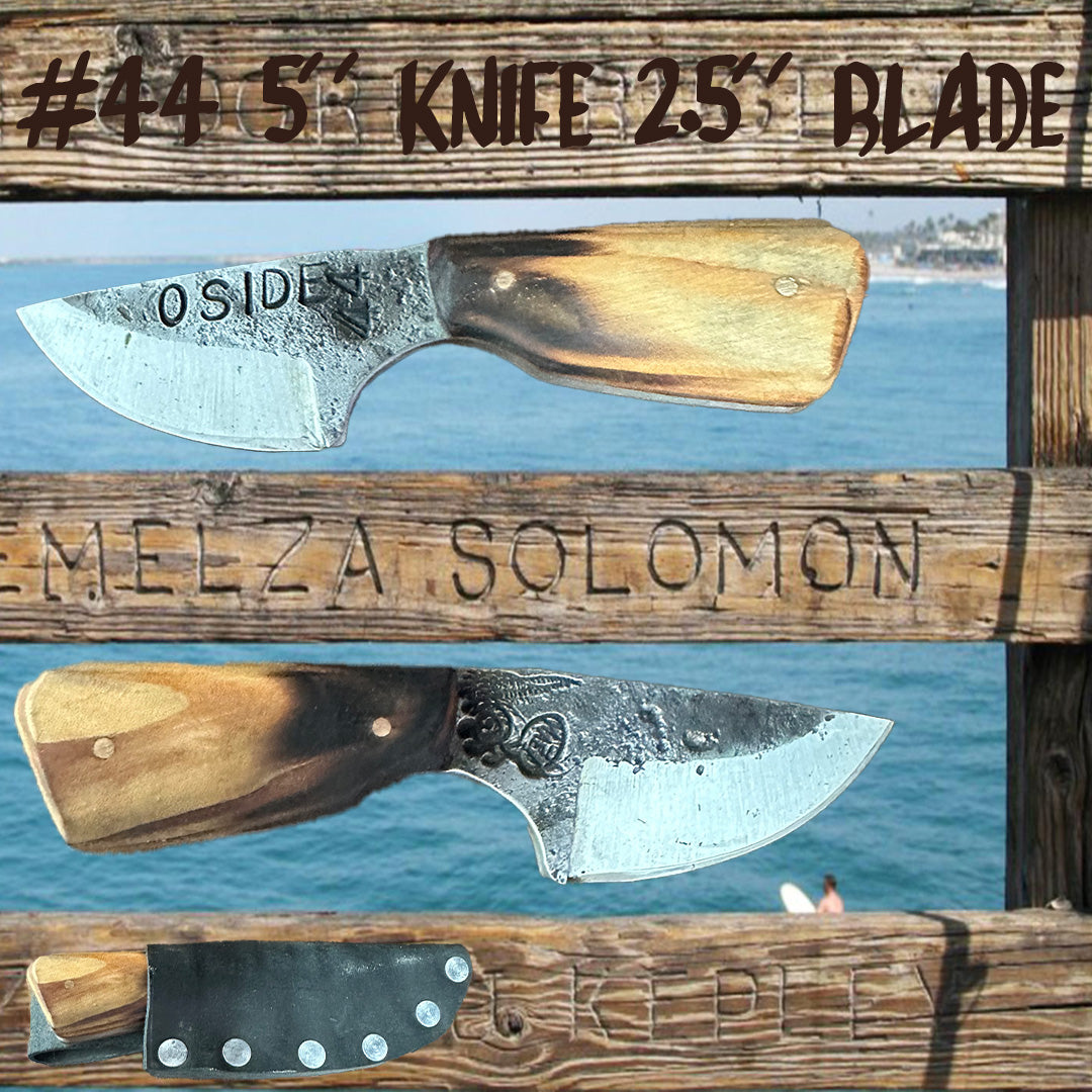 Pier Wood custom Knife by Mae Knives 2.5 " blade #44 RealSurfShop