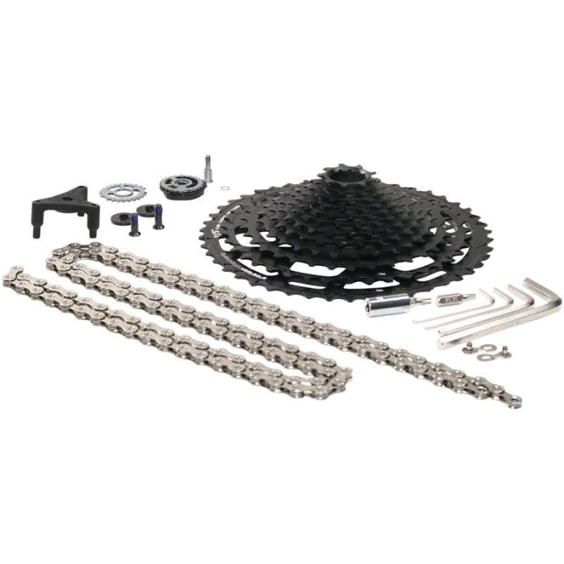 e*thirteen TRS Plus Cassette Upgrade Kit with Cassette, Chain, Shifter and Derailleur Conversion Kit