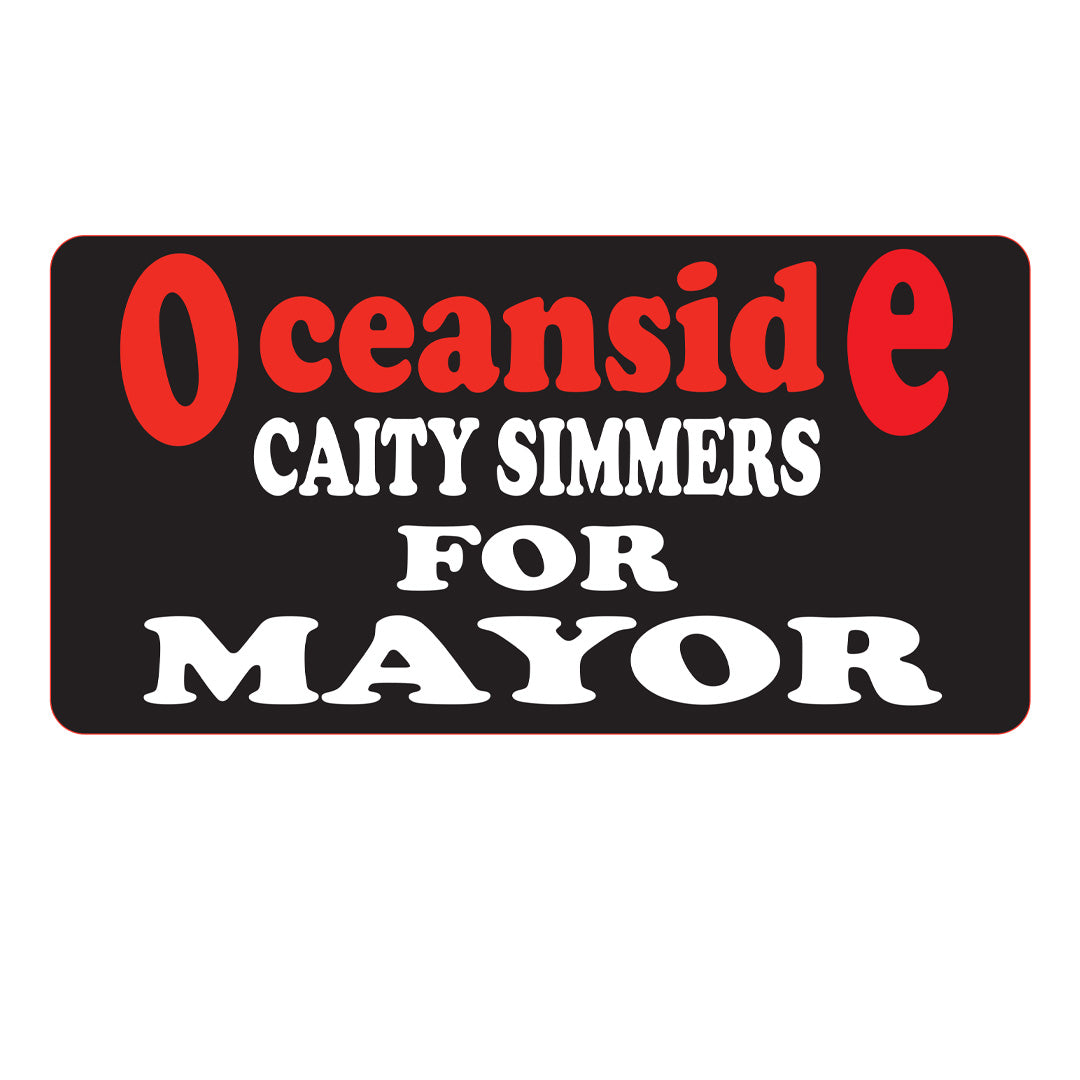 Caity For Mayor Sticker RealSurfShop