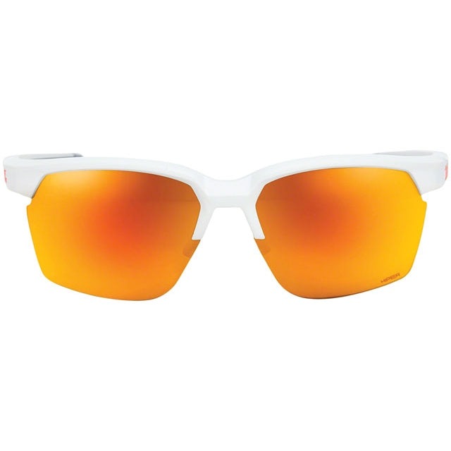 100 Percent Sportcoupe Sunglasses - Soft Tact White, HiPER Red Multilayer Mirror Lens