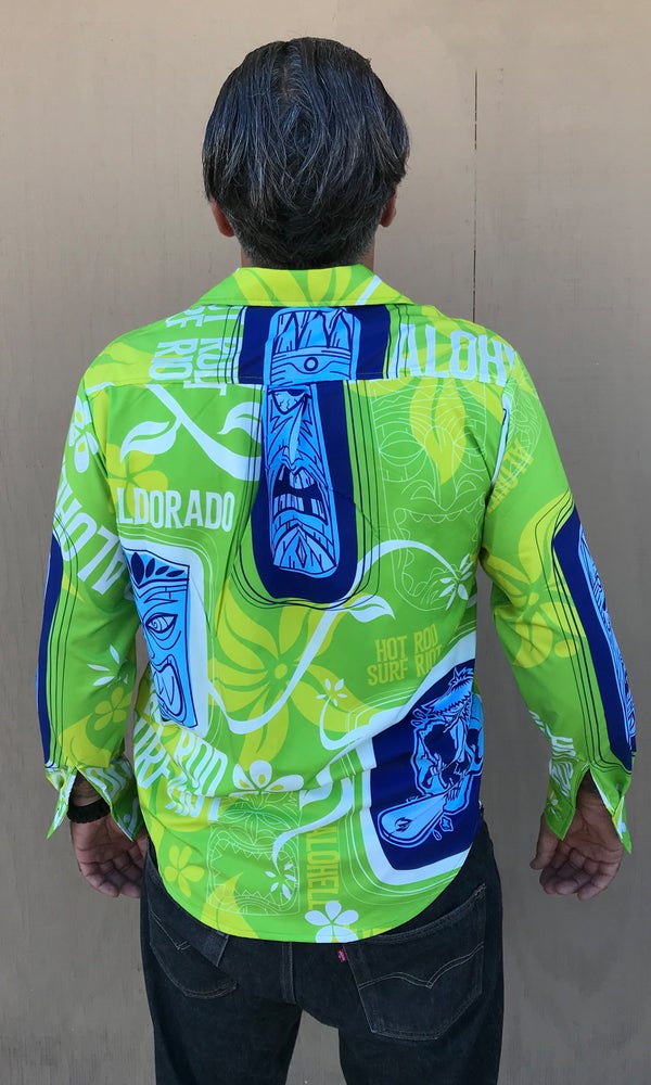 Alohell Green Long Sleeve Helldorado Brand