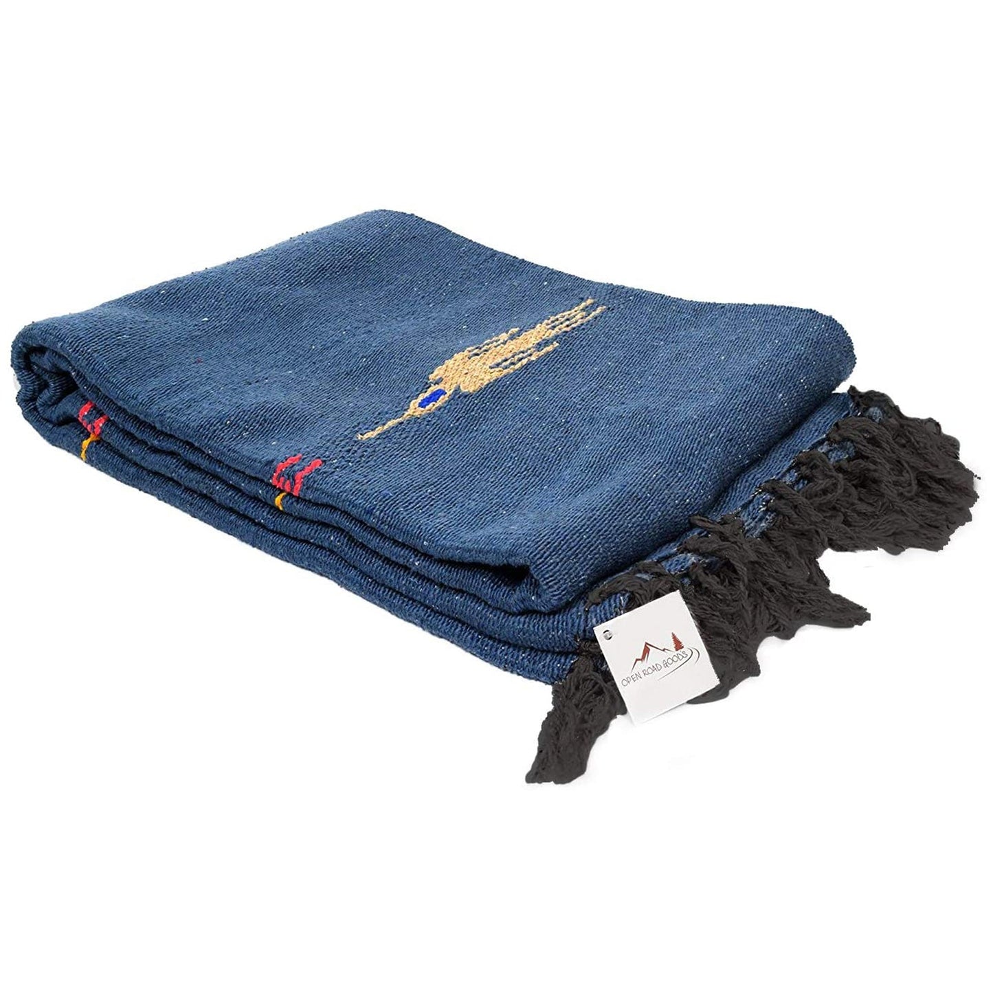 Slate Blue Baja Thunderbird Blanket West Path