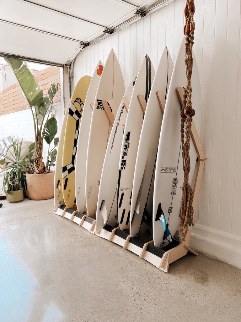 THE LINEUP Freestanding Surfboard Rack Rado Racks