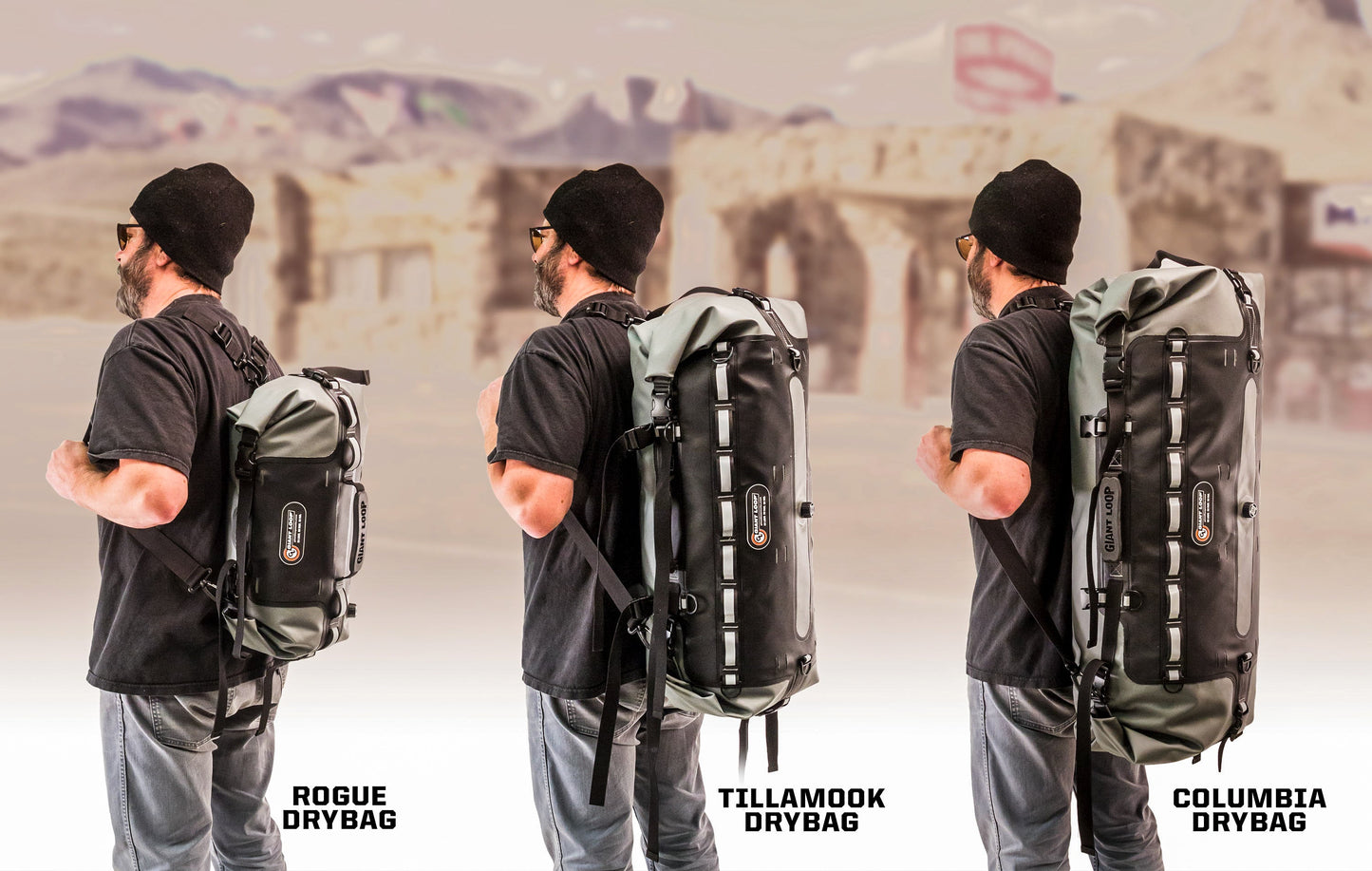 Rogue Dry Bag Double End Grey by Giant Loop