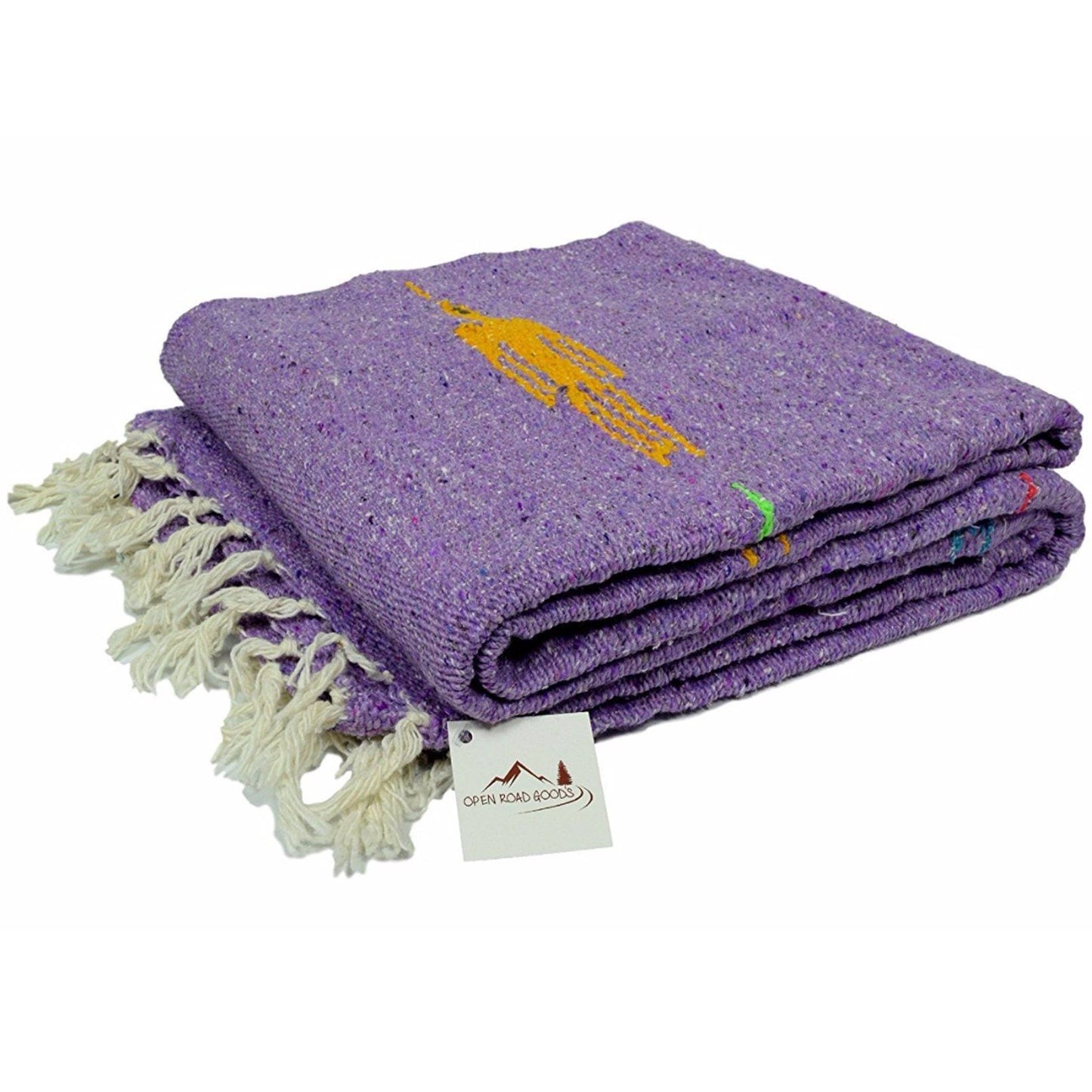 Violet Thunderbird Baja Yoga Blanket West Path