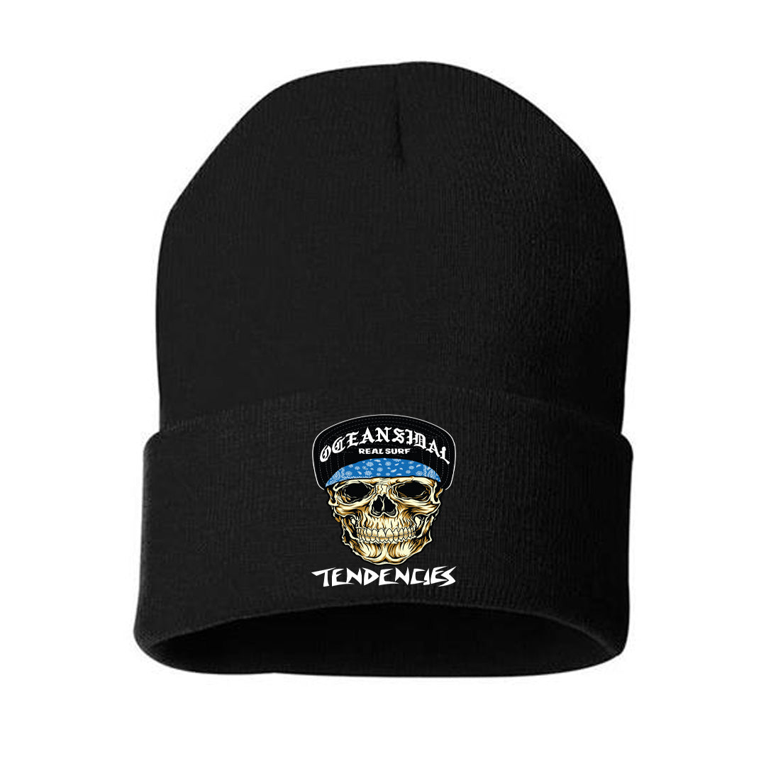 Oceansidal Skull Beanie