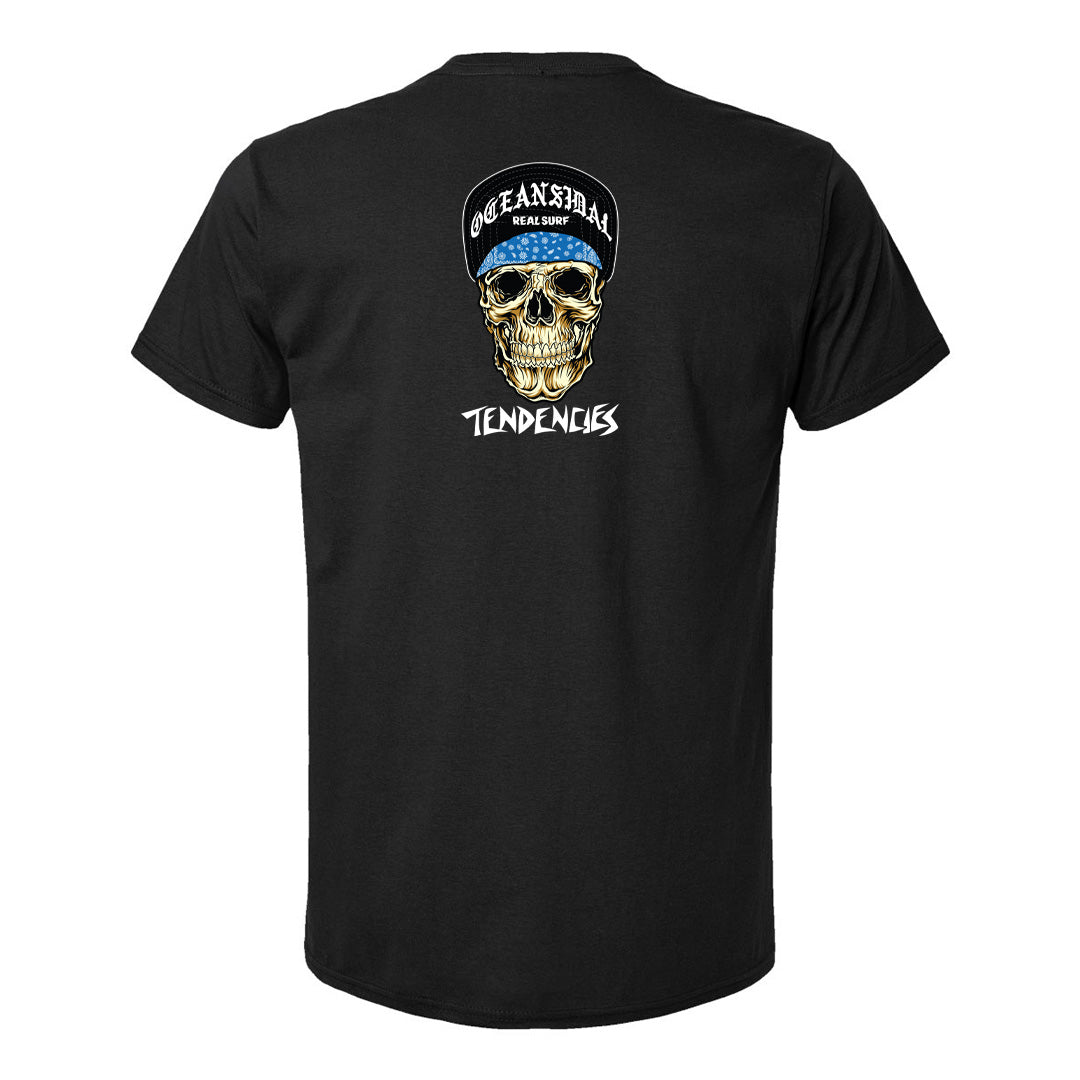 Oceanside Skull Tee small front big back RealSurfShop