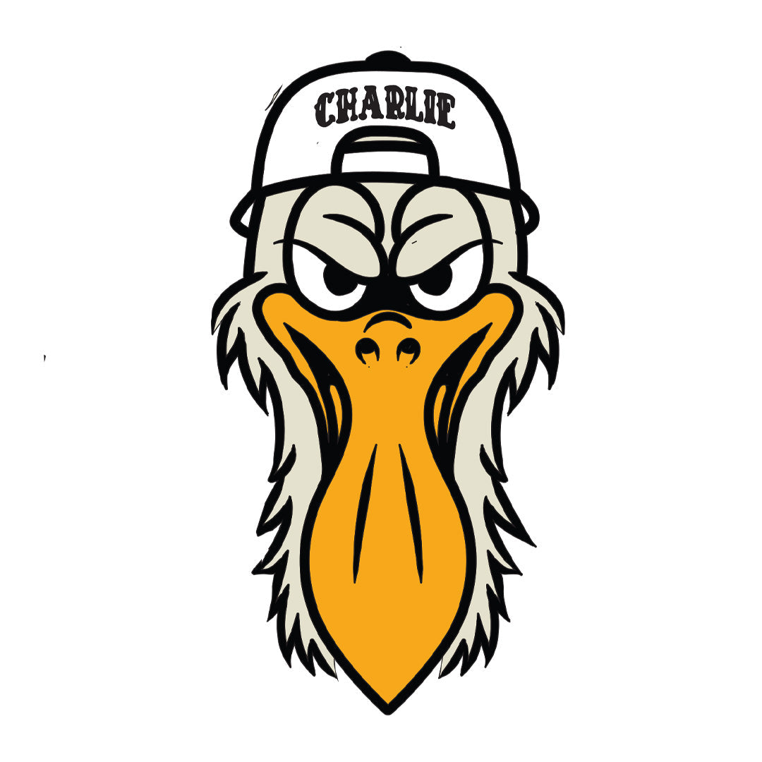 Charlie Head Sticker RealSurfShop