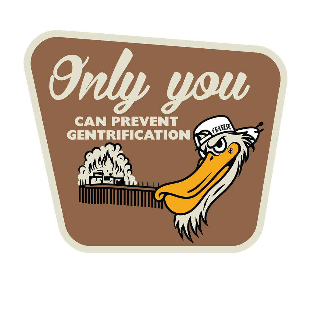 Charlie Side Badge Sticker RealSurfShop