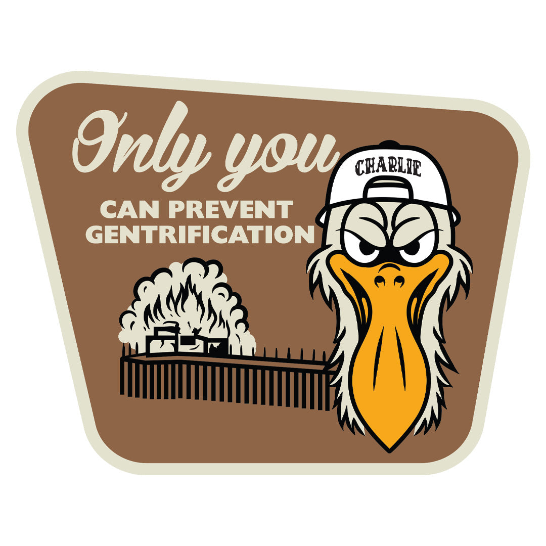 Charlie Badge Sticker RealSurfShop