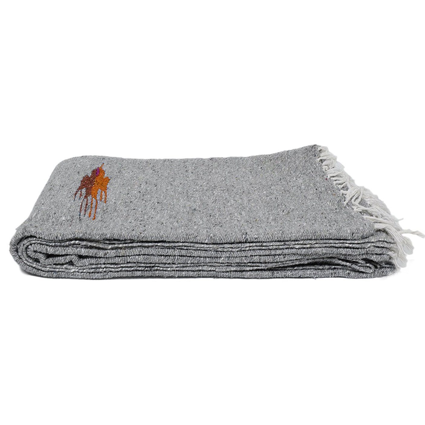 Heather Grey Baja Thunderbird Blanket West Path