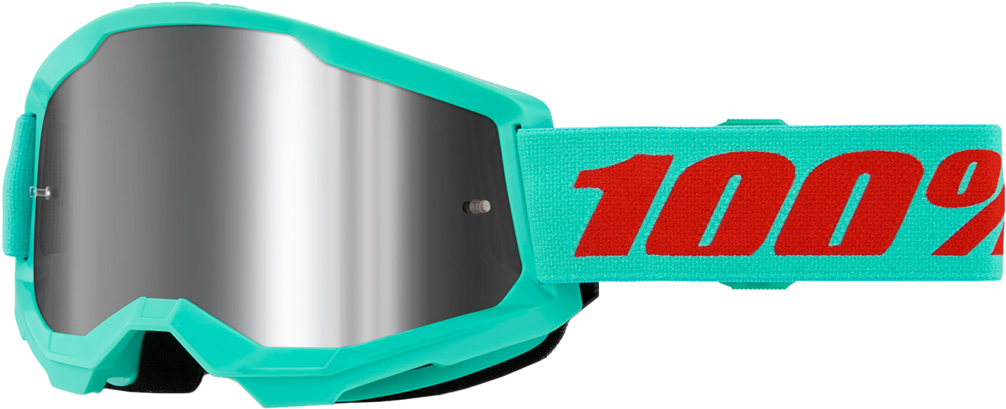 100% Strata 2 Goggle Maupiti Mirror Silver Lens