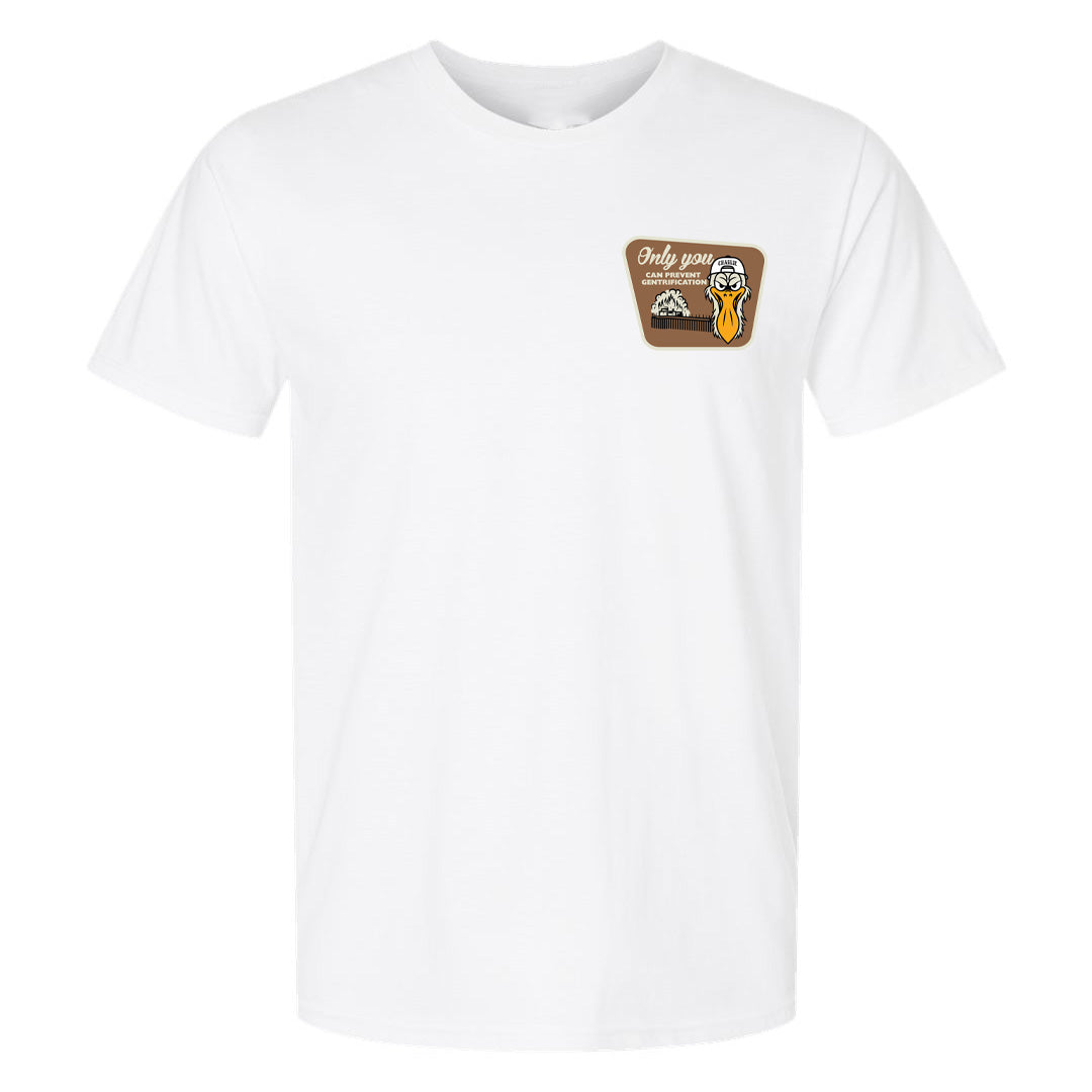 Charlie the Pelican Badge Tee