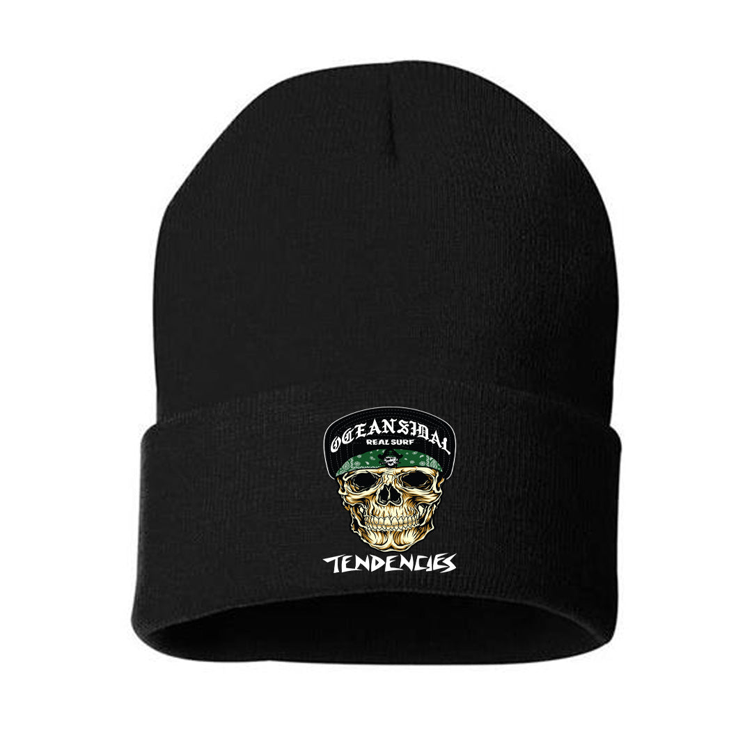 Oceansidal Skull Beanie