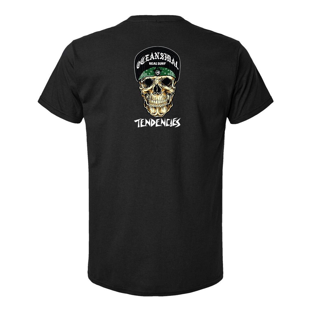 Oceanside Skull Tee small front big back RealSurfShop