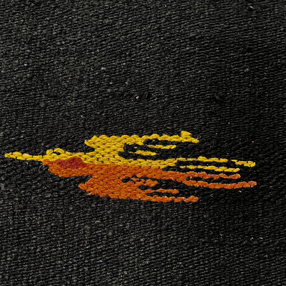 Black Thunderbird Baja Blanket