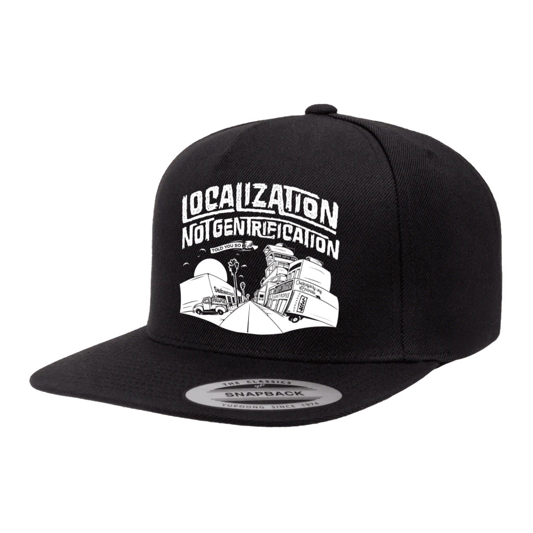 Localization Not Gentrification Hat RealSurfShop