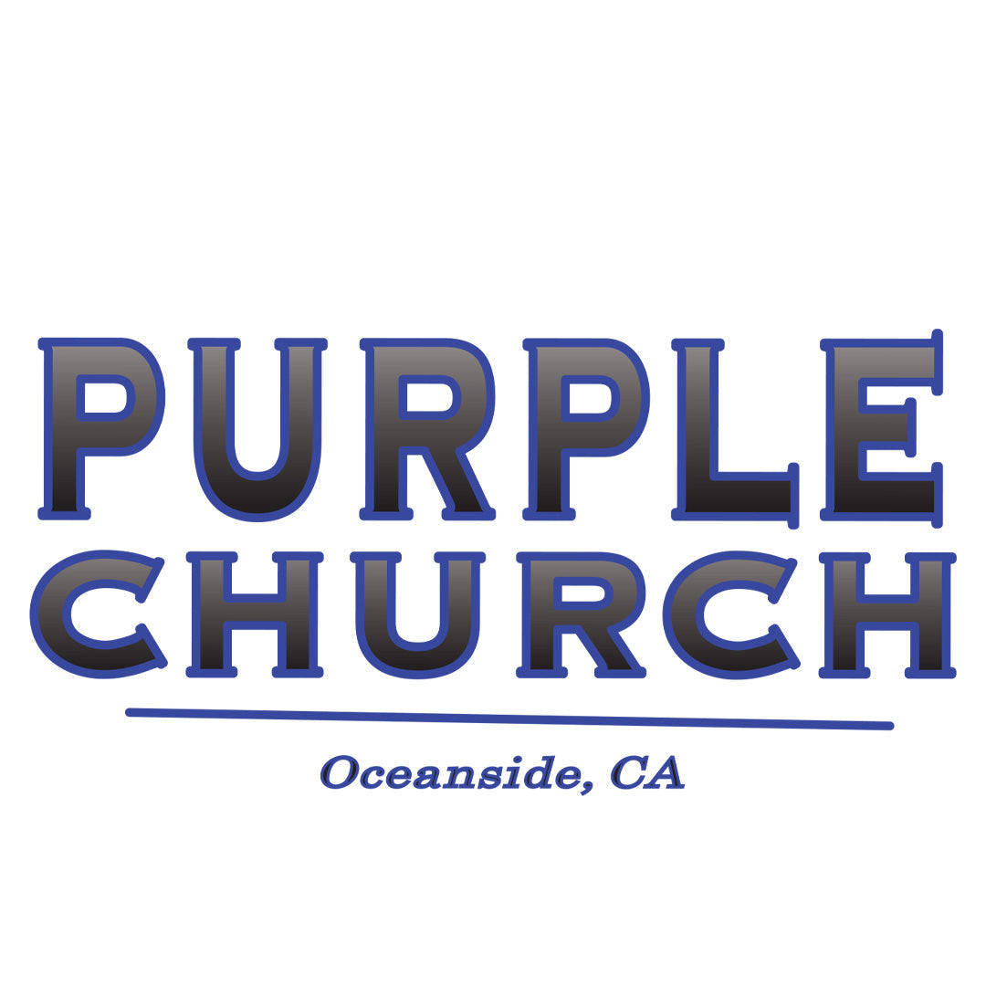 Purple Church Sticker RealSurfShop