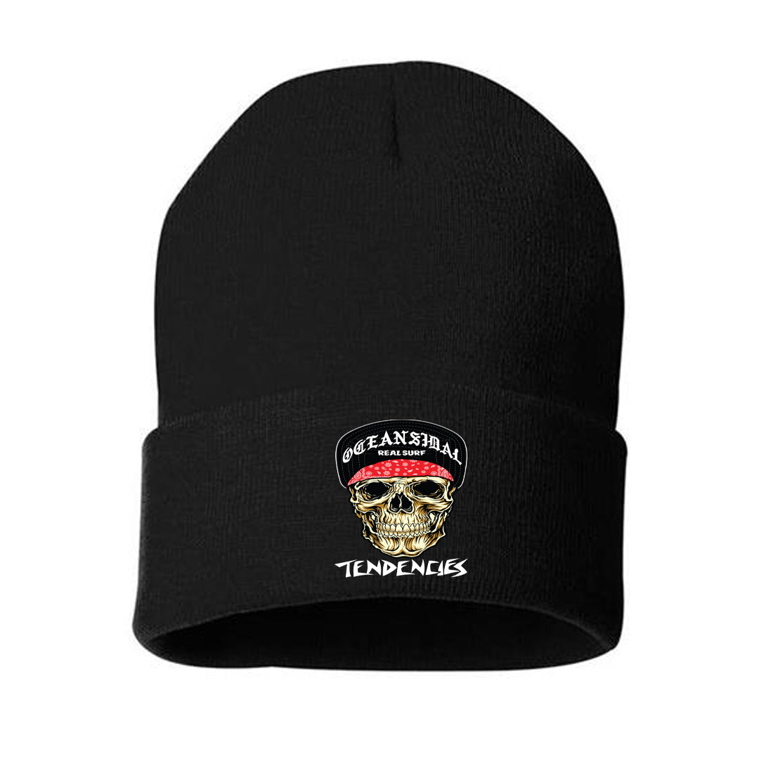 Oceansidal Skull Beanie