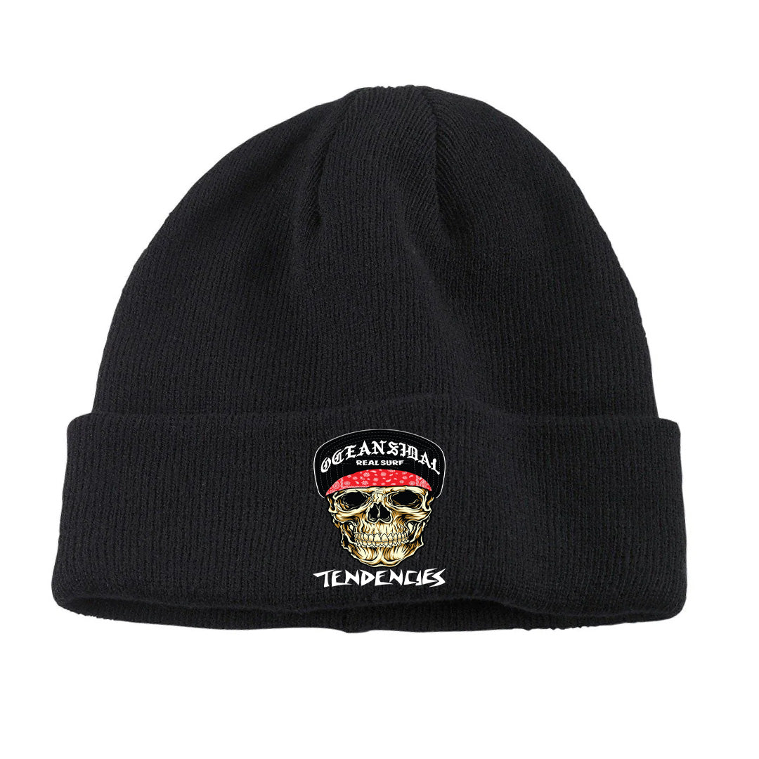 Oceansidal Skull Beanie
