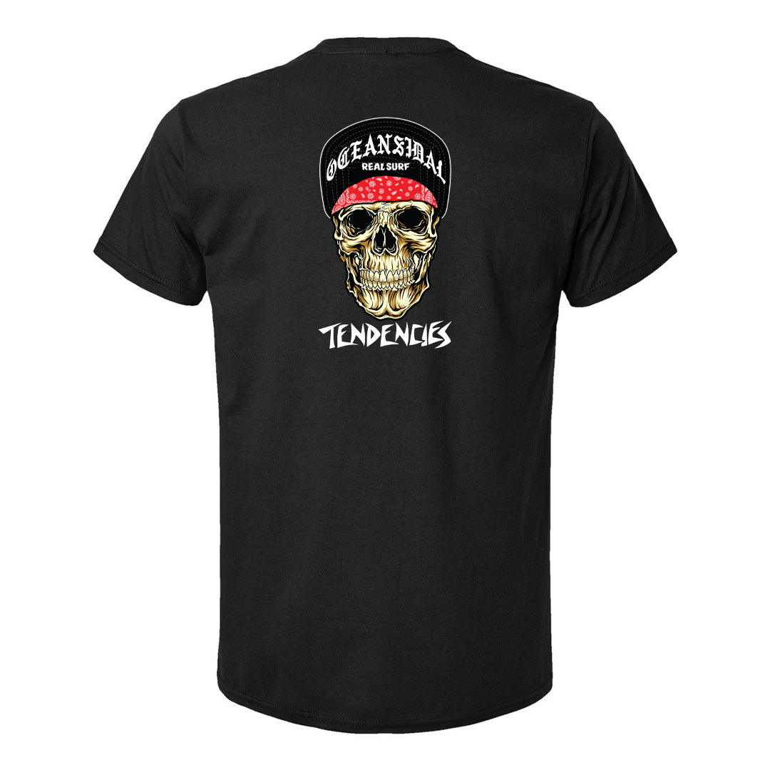 Oceanside Skull Tee small front big back RealSurfShop