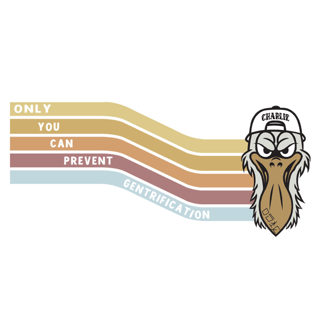 Retro Charlie Sticker