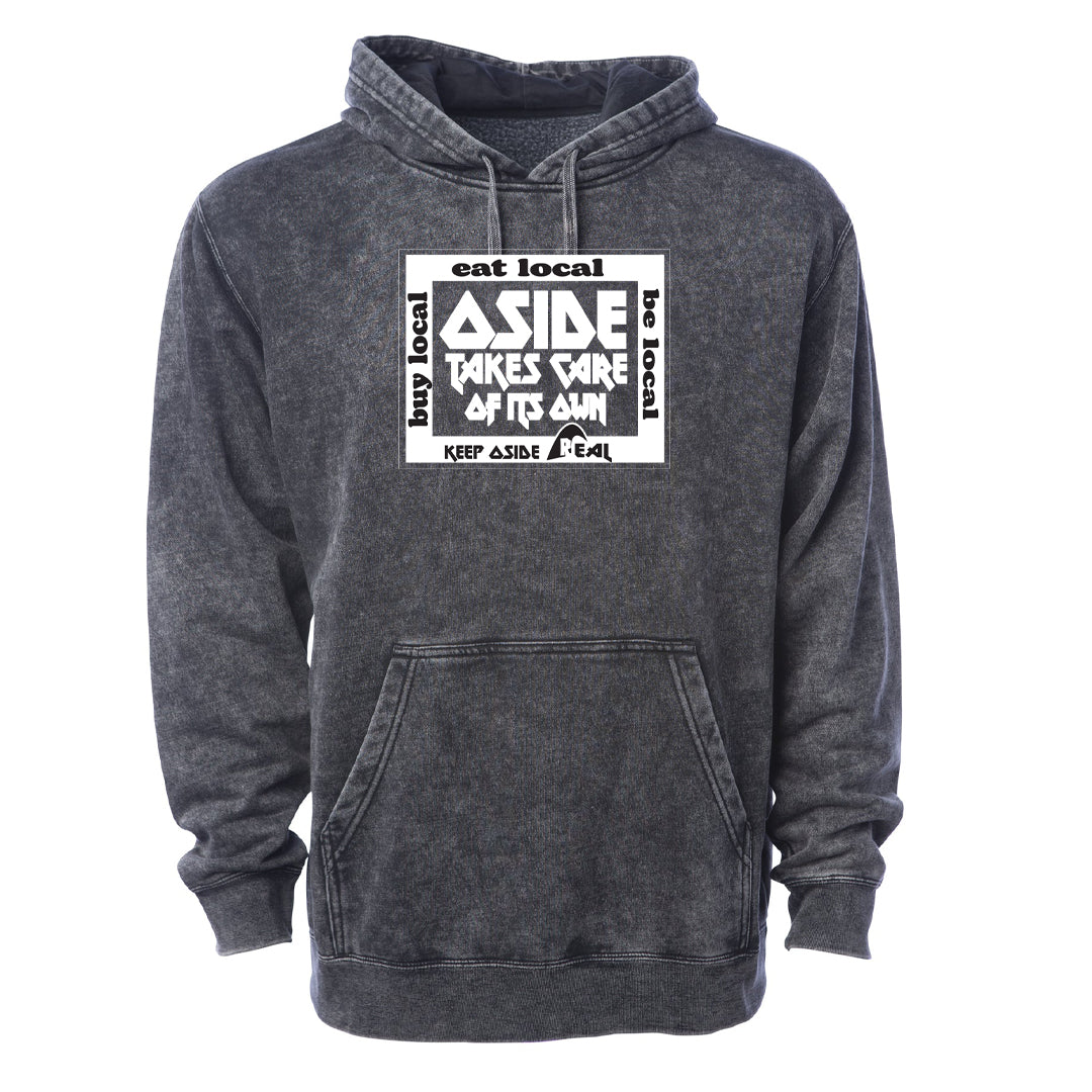 Oside Takes Care Of Its Own Stonewashed Hoodie RealSurfShop