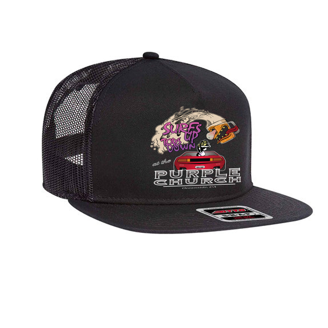 Purple Church Surfs Up Hat