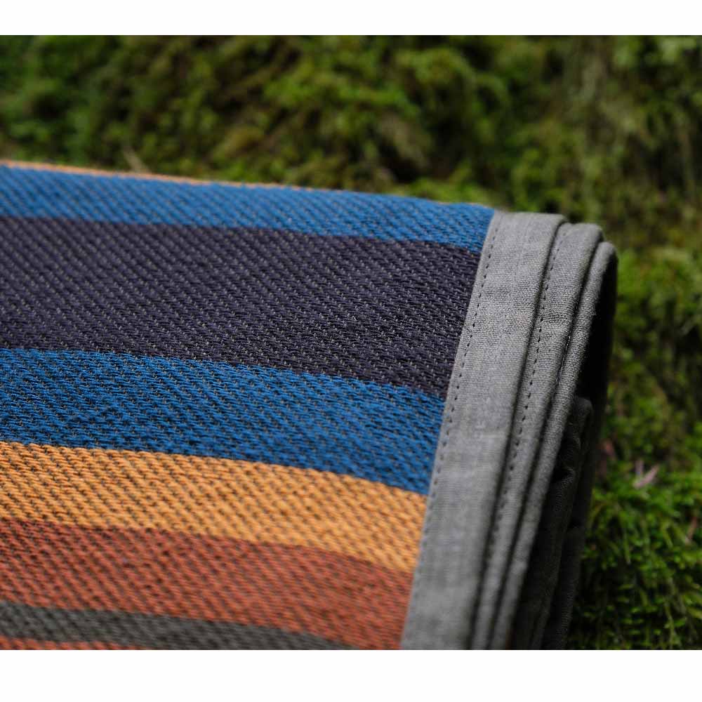 Canvas Camping Blanket - Waxed Canvas Outdoor Blanket / Bushcraft Blanket West Path