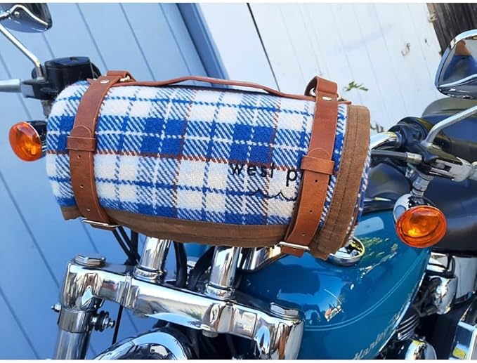 Wool Canvas Camping Blanket - Waxed Canvas Outdoor Blanket / Bushcraft Blanket West Path