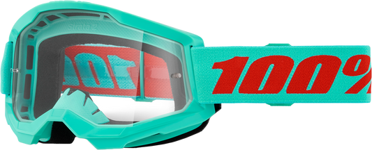 100% Strata 2 Goggle Maupiti Clear Lens LiveTheGnar