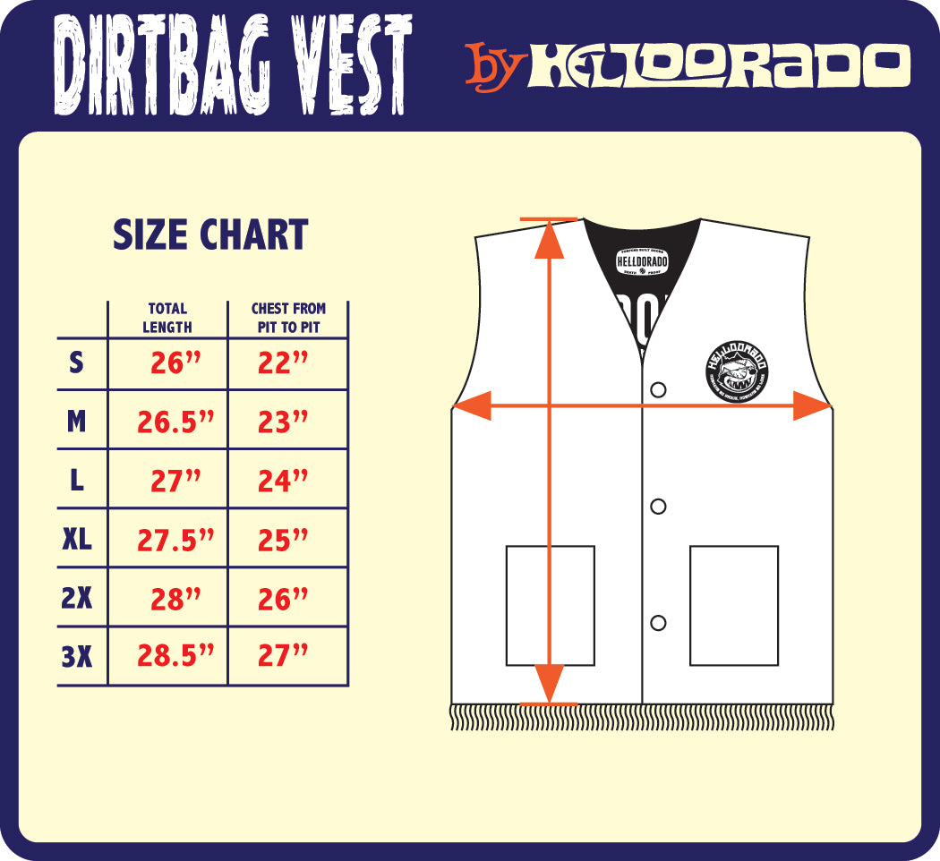 Dirtbag Vest Helldorado Brand