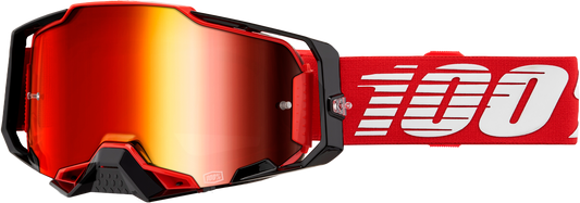 100% Armega Goggle Red Mirror Red Lens LiveTheGnar