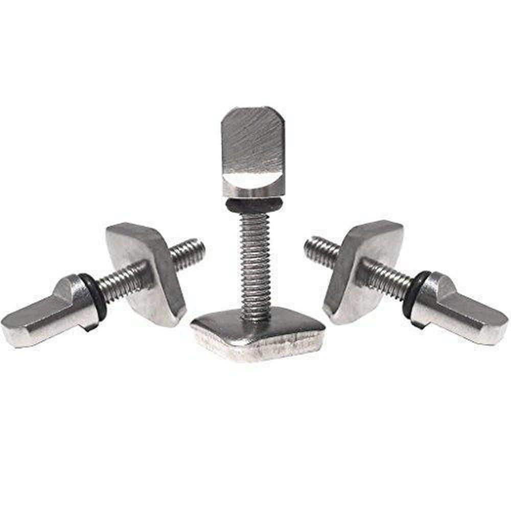 Surfboard Fins Thumb Screw and Plate for Longboard Center - DORSAL®