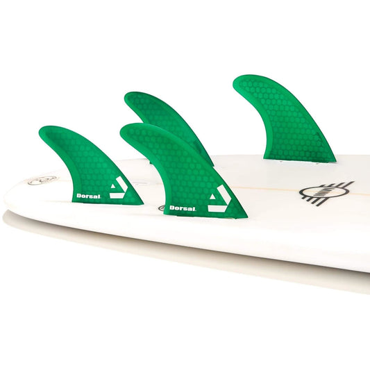 DORSAL Surfboard Fins Quad 4 Set FCS Compatible DORSAL®