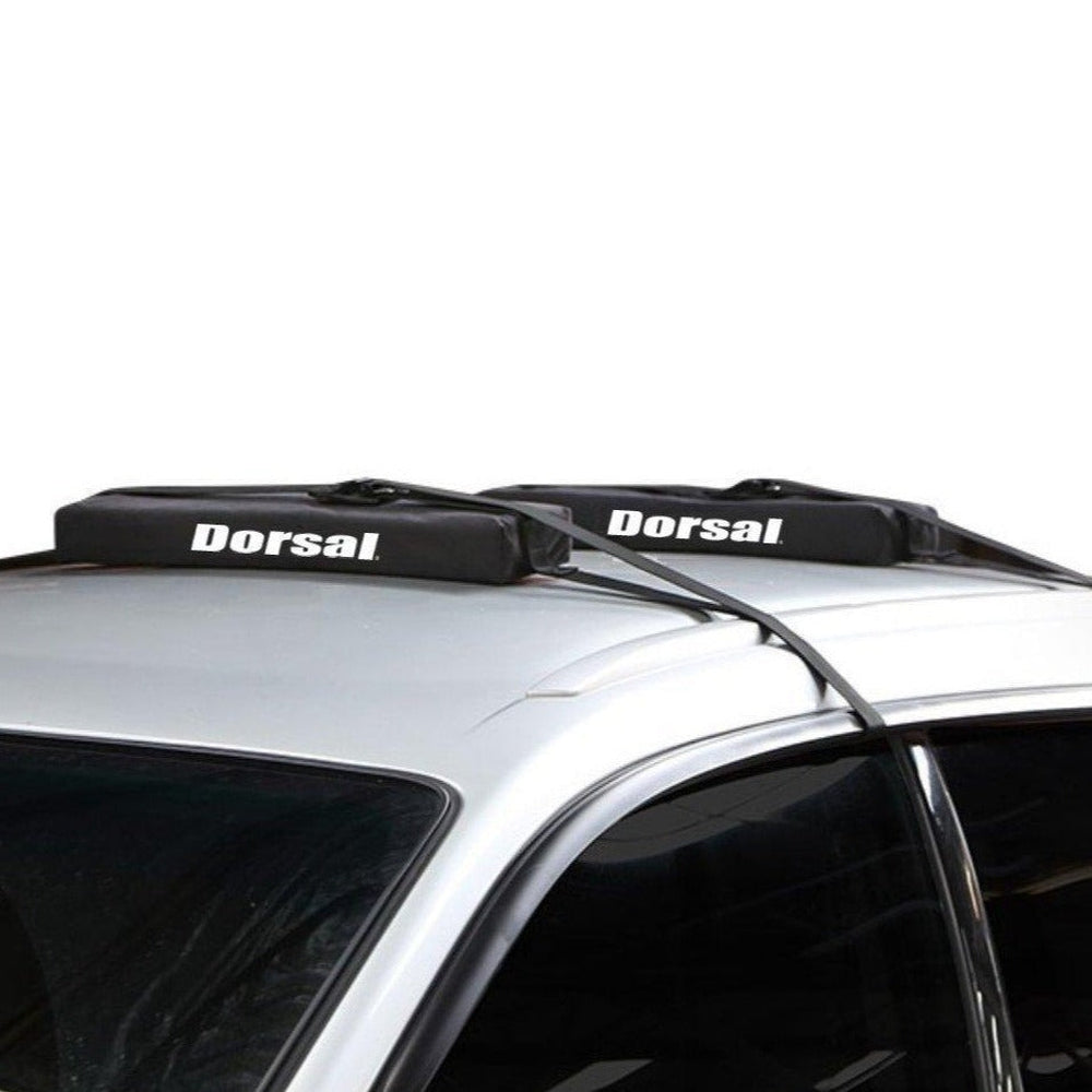 DORSAL Universal Surfboard Car Roof Wrap Rack Padded System (Holds Up to 3 Boards) Fits Any Car, Neoprene Buckle Covers Prevent Damage - Pack of 2 DORSAL®
