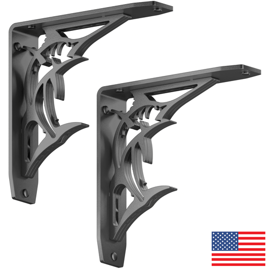 BillFish Heavy Duty Steel Brackets for Shelving