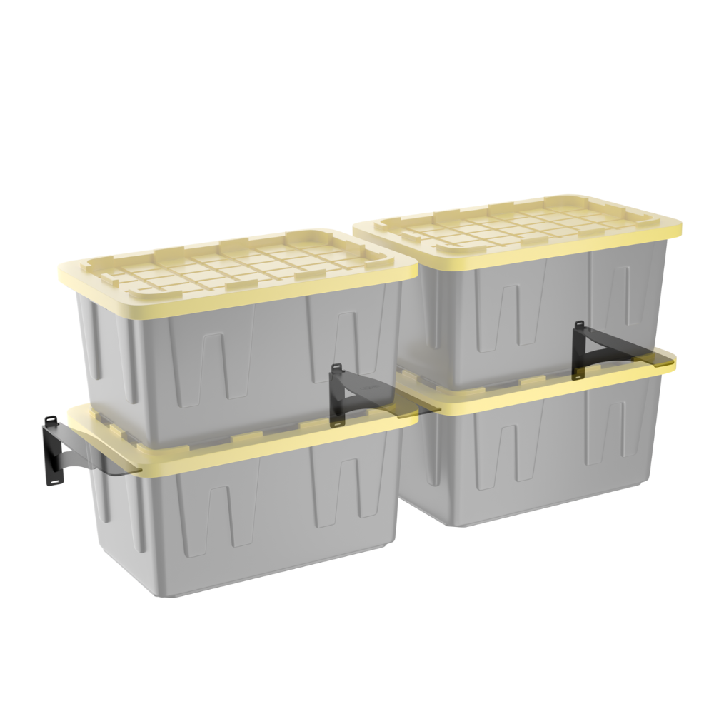 Wall Bin Storage System for Garage or Shed Organization