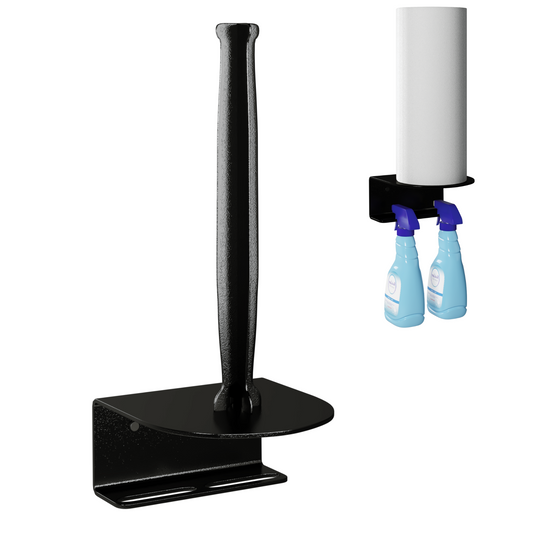 Vertical Paper Towel/Spray Bottle Holder