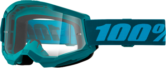 100% Strata 2 Goggle Stone Clear Lens LiveTheGnar