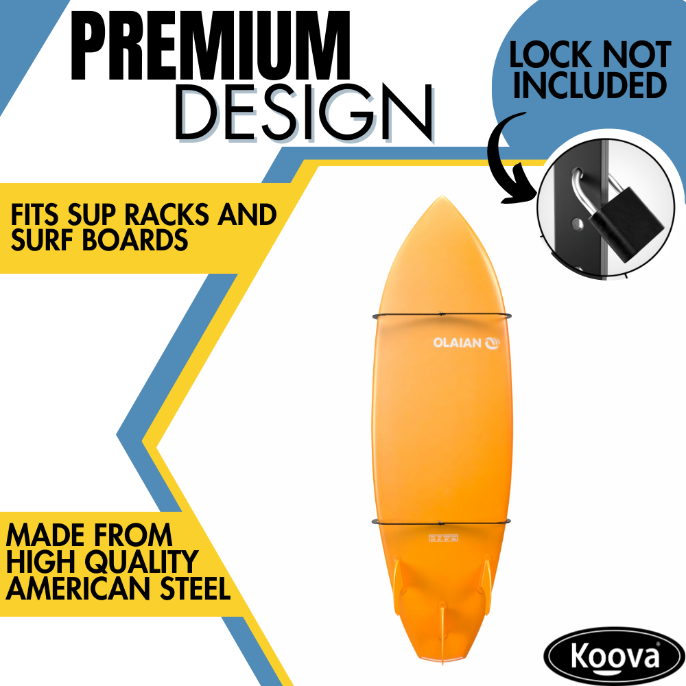 Locking SUP/Surf Rack