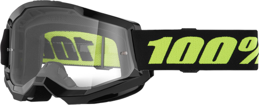 100% Strata 2 Goggle Solar Eclipse Clear Lens LiveTheGnar