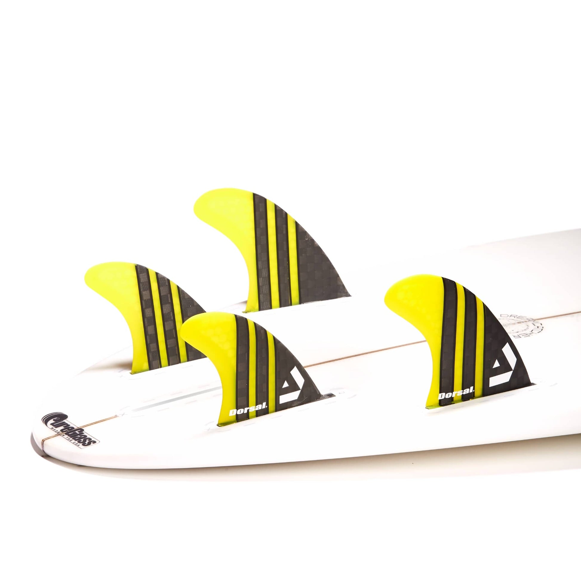 DORSAL Surfboard Fins Quad 4 Set FCS Compatible DORSAL®