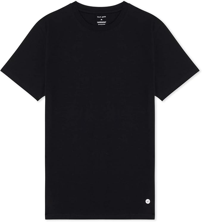 Men's Organic Crew Neck Tee Shirt - Neutral 6 Pack